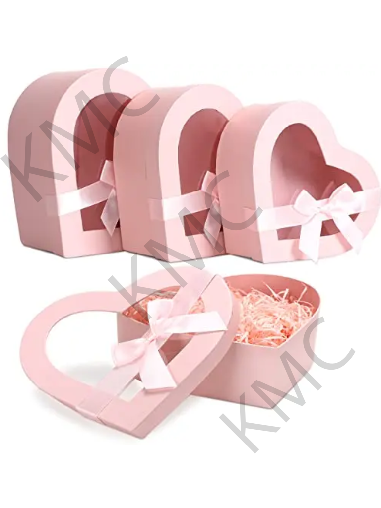 BOX CORAZON CON LAZO